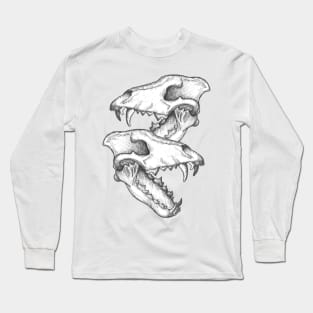 Wolf Skulls Long Sleeve T-Shirt